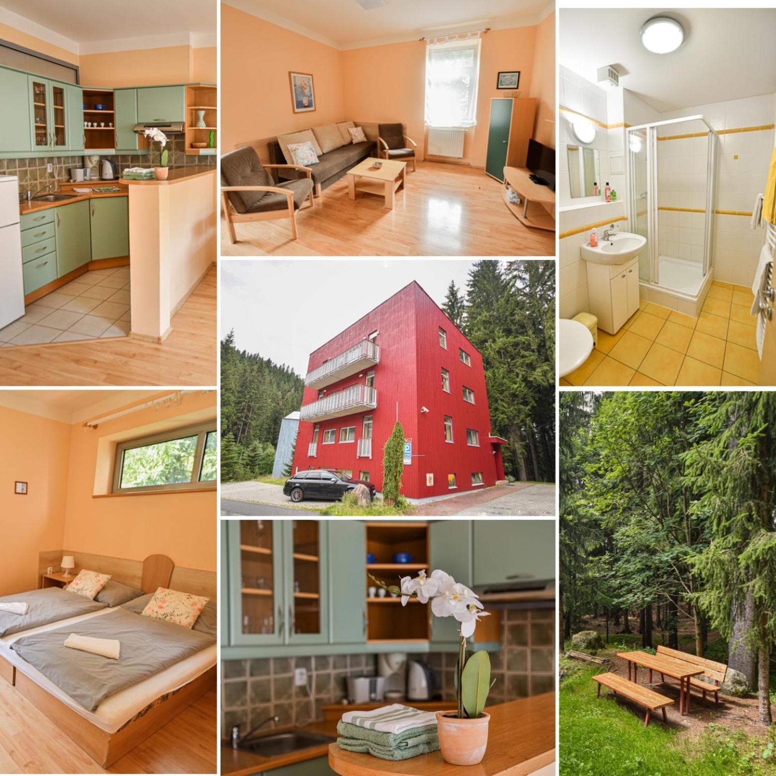 Apartmány Areál Ados Harrachov Esterno foto